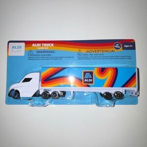 Aldi Play ALDI TRUCK Diecast Semi Truck & Trailer Toy, US Design NEW